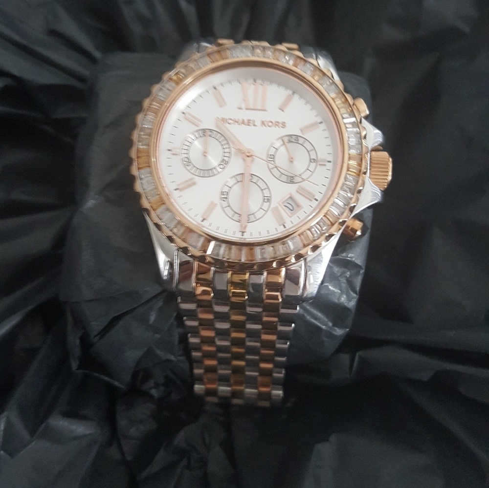 Michael Kors tri-color watch